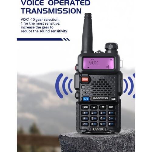 BaoFeng UV-5R 5W Walkie Talkie VHF/UHF136-174Mhz&400-520Mhz Dual Band Two way radio Baofeng UV 5R Portable Walkie talkie UV5R