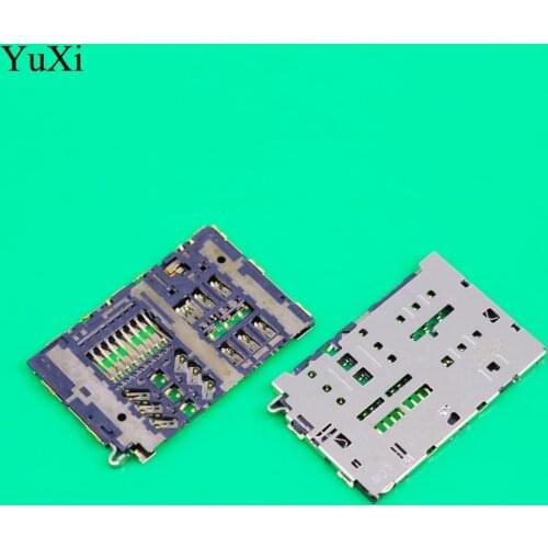 YuXi SD TF SIM Card Reader Socket SIM Card Slot for Samsung Galaxy J3 J5 J7 pro 2017 J330F J530F J730F J330 J530 J730 FD/DS