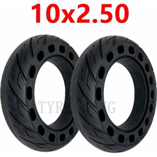 High Quality 10x2.50 Solid Tyre 10 Inch Thickened, Stab Proof Wheel Tire for Electric Scooter Balance Car Accessories