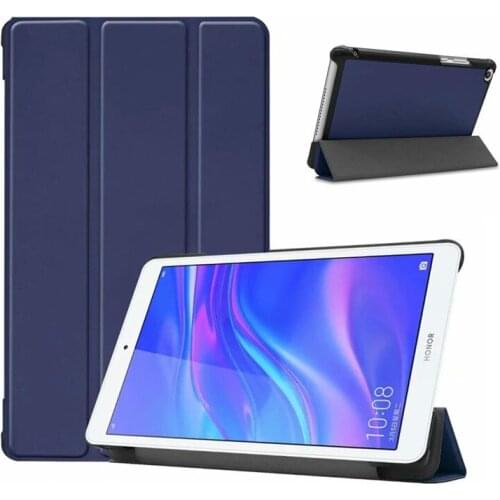 Slim PU Leather Smart Stand Case For Huawei Honor Pad Tab 5 8.0 Tablet Protective Cover For Honor Tab 5 8 inch Fundas+Stylus