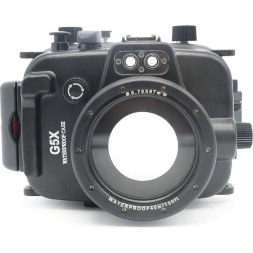 40m/130ft Waterproof Camera Housing For Canon G5X Underwater Drifting Surfing Swimming Diving Case