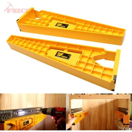 1set Drawer Installation Jig woodworking Drawer Slide Mounting Tool Cabinet Installation Jig Cabinet Hardware Install Guide Tool