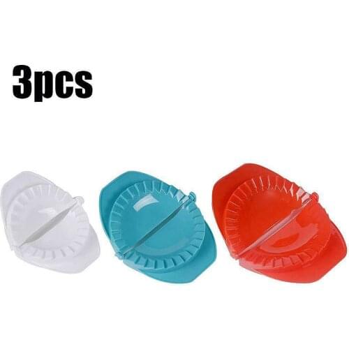 3pcs/set Hand Kneading Dumpling Clip Cutter Dumpling Press Mold Handmade Jiaozi Ravioli Meat Dumpling Maker Tool Kitchen