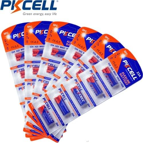 30Pcs Alkaline Battery 12V 23A 23GA 21/23 E23A EL12 MN21 MS21 V23GA L1028 RV08 GP23A K23A For Doorbell remote