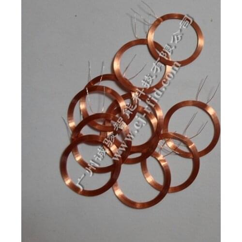 NEW 50pcs 13.56MHZ RFID tag antenna buckle card IC card self-adhesive coils 18MM