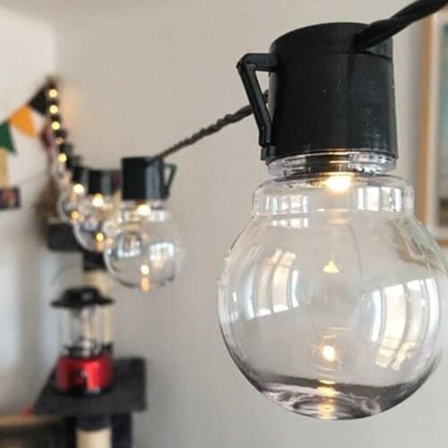 6m/3m 1.96in Led Globe Fairy Light String Christmas Garland Street Wedding Bulb String Lamp Outdoor for Party Holiday Garden