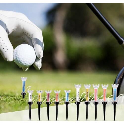 79mm/90mm 5Pcs Golf Training Ball Tee Magnetic Step Down Golf Ball Holder Tees Outdoor Golf Tees Accessories Golf Tees