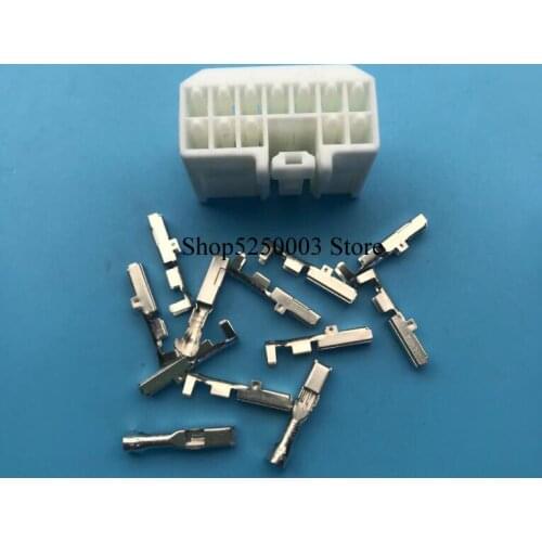 Free shipping 90980-10802 12 Way pin female unsealed PA66 wire harness Connector