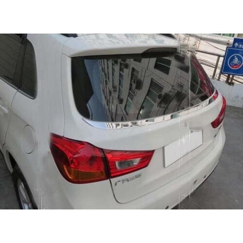 Stainless rear window side cover trim fit for Mitsubishi Asx RVR Outland Sport