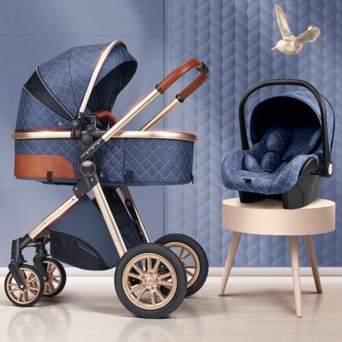 Baby Stroller 3 In 1 Poussettes Bear 15kg For 0-3 years Baby Kids Girl Boy Baby Stroller With Car Seat Gift Spacerowka Carriola