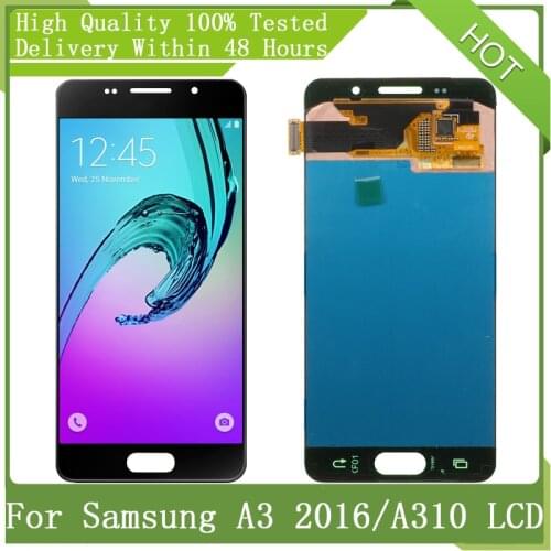 For SAMSUNG GALAXY 4.7'' Super AMOLED A3 2016 A310 A310F A310H A310M A3100 LCD Display Touch Screen Digitizer Assembly