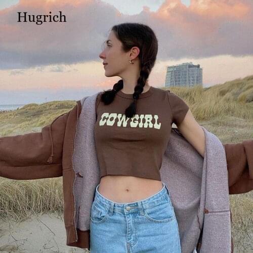 Женские хлопковые футболки Hugrich China At AliExpress