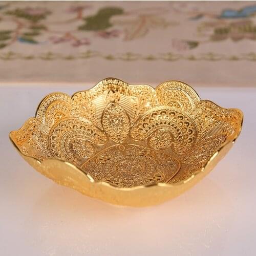 IMUWEN Elegant Plate Luxury Delicate Bird Style Dried Dish Fruit Plate Snack Tray Home Display Bowl For Table Decoration IM815