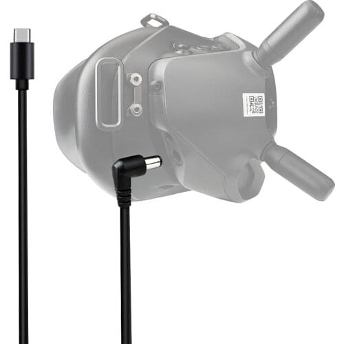 2021 New FPV Goggles V2 Power Supply Cable USB-PD Fast Charger PD Port Mobile Power Line for DJI FPV Goggles Accessories