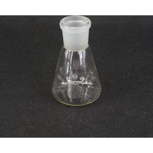 100ml Quickfit 29/32 Joint Lab Conical Flask Erlenmeyer Boro Glass Graduated