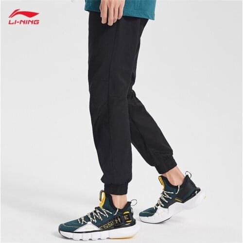 Li Ning Pants Mens Pants Spring And Summer Lightweight lining Breathable Casual Basketball Pants Badvive AKXQ189