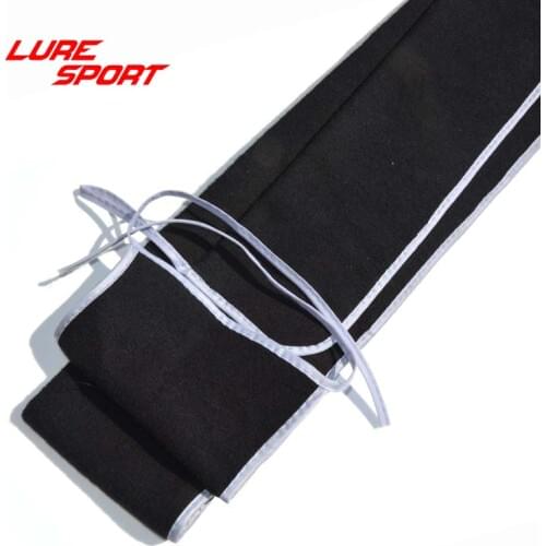 LureSport 2pcs Fishing Rod bag Length 2.4m black charpie Cloth Fishing Rod Bag