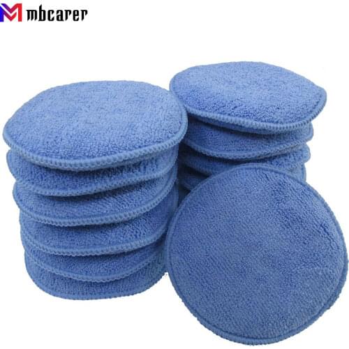 Car Cleaning Soft Vehicle Accessories Foam Applicator Car Wax Sponge Dust Remove Auto Care Polishing Pad Clean Buffer