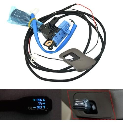 New With Light Steering Wheel Cruise Control Switch Kit FOR TOYOTA RACTIS COROLLA AURIS 8463234011 45186-12010-C0 84632-34017
