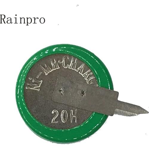 Rainpro 2PCS/LOT 20mah 2.4v Ni-MH Rechargeable Button Cell Battery