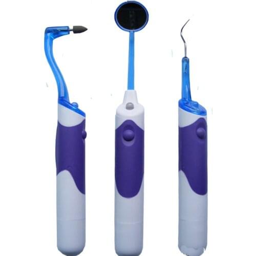 Teeth Cleaning Interdental Brush Whitening Kits Led Dental Antifog Mirror Probe Scaler Teeth Stain Tartar Remover Oral Hygiene
