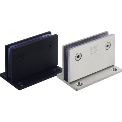 Stainless Steel 304 Bathroom Glass Door Frameless Door With Glass Cabinet Cabinet Glass Hinge Black Silver Folding Hinger