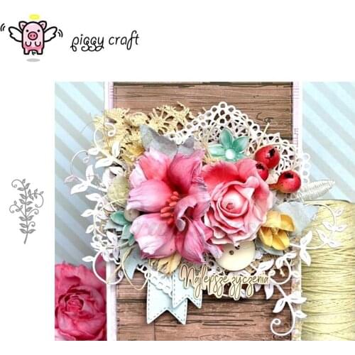 Piggy Craft metal cutting dies cut die mold 2019 New leaves leaf Scrapbook paper craft album card punch knife art cutter die