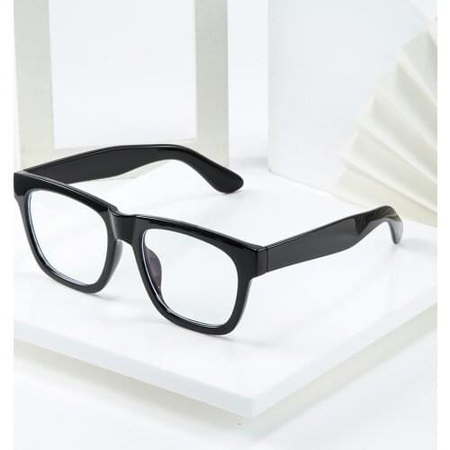 Evove 150mm Oversized Eyeglasses Frame Men Women Transparent Glasses Man Vintage Spectacles Myopia Anti Blue Photochromic Lens