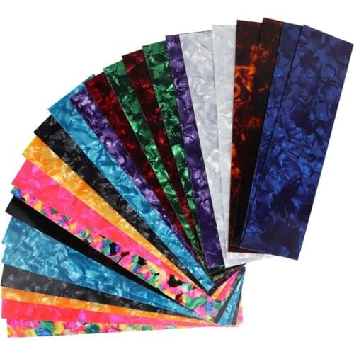 25pcs DIY Guitar Pick Punch Sheets Light Medium and Heavy Celluloid Guitar Pick Strips Create Picks with Any Picks Maker