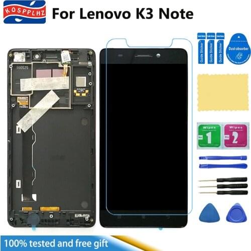 For Lenovo K3 Note LCD Display + Touch Screen Digitizer Assembly Replacement For Lenovo K3Note K50 T5 K50-A40 LCD Screen +Tools
