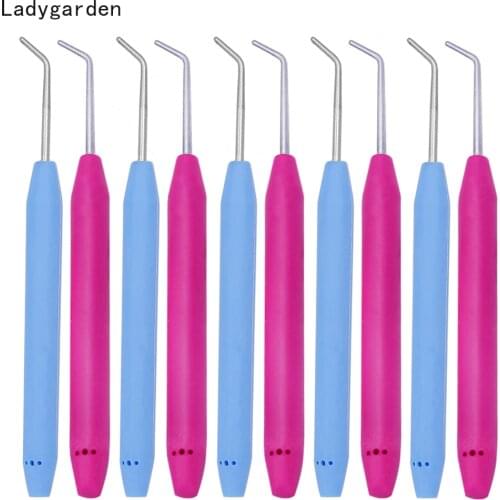 10PCS Knitting Loom Hook Crochet Hook for Knifty Knitter Sewing Needles Knitting Needles Tool with Rubber Handle Knitting Tools