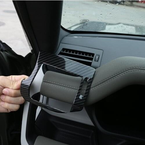 2Pcs For Land Rover Defender 90 110 2020 2021 ABS Chrome Car Side AC Vent Frame Cover Trim Stickers Accessories