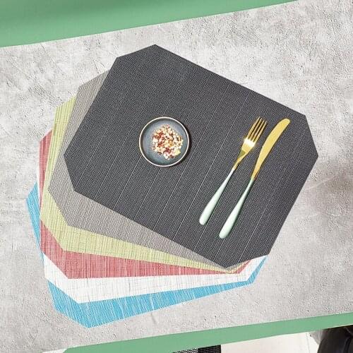 40*30CM Kitchen Placemat Dining Table Mat Coaster Pads Dish Cup Mats Home Decor Heat Insulation Non-Slip Placemat HOME Decor