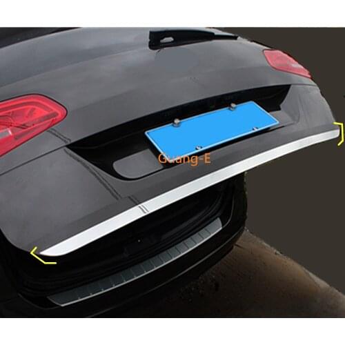 Car cover Rear tail door bottom back tailgate Trunk Lid Tail Gate trim 1pcs For Volkswagen VW Sharan 2016 2017 2018 2019