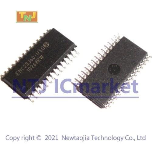 1 PCS ENC28J60-I/SO SOP-28 Stand-Alone Ethernet Controller New