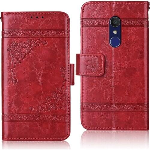 Wallet Case for Para Alcatel 5 5086D 5086Y Cover for Alcatel 5 Coque On 5086D 5086Y Case Kickstand Plain Book Fitted Case