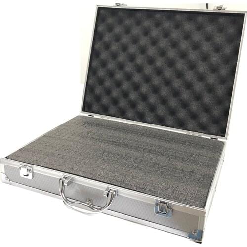 Aluminum Alloy Tool Case Outdoor Safety Equipment Box Portable Safety Instrument Case Suitcase Portable Tool Box 370x285x80mm