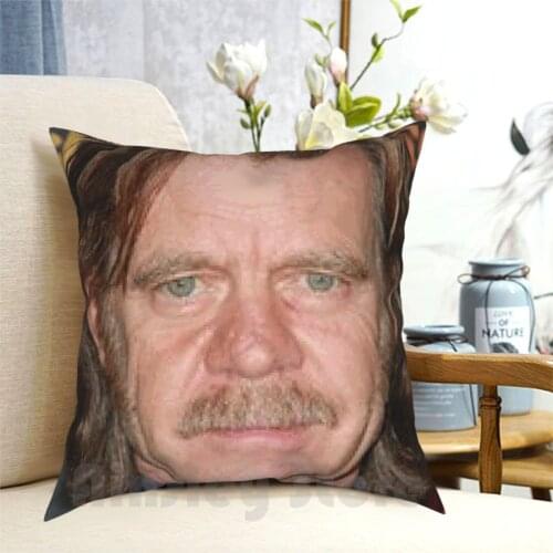 William H. Macy Pillow Case Printed Home Soft DIY Pillow cover Fargo Weird Creepy Awesome Cool Amazing Close Up Face Dance