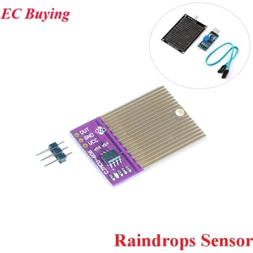 Raindrops Sensor Raindrops Detection Rain Weather Humidity Module Humidity Sensor Module 3.3-5V CJMCU-606 For Arduino