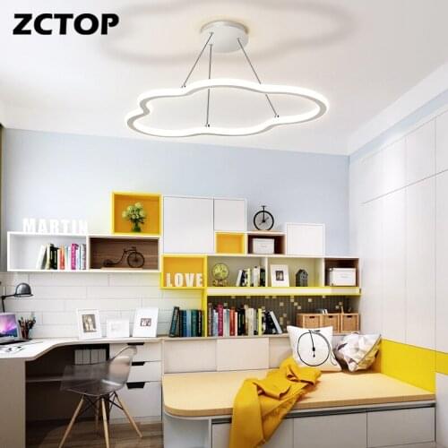 Children Lights Black White LED Ceiling Lights Children Room Lights Living Bedroom Indoor Lighting Fixture Decor Ceiling Lamps