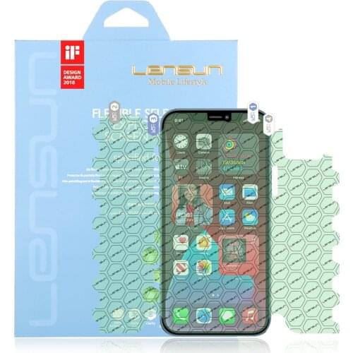 LENSUN Nano Flexible Self-Restore Full Cover Protective Film For iPhone 12 Pro Max Screen Protector