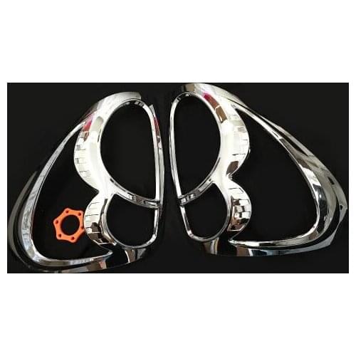 Car chrome strips styling accessories lamp decoration product ABS rear lamp cover trim fit Mitsubishi L200 Triton 2006-2014