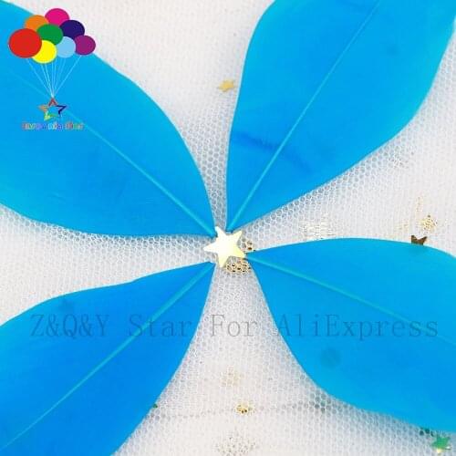 Natural goose feather 5-9cm hard floating feather 100PCS for home decoration craft DIY wedding jewelry decoration feather