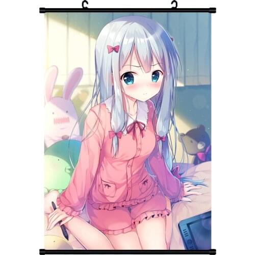 October update Japanese Decorative Pictures Anime Eromanga Sensei sexy girl Sagiri Izumi Home Decor Wall Scroll Poster
