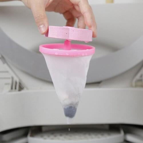 Floating Pet Fur Catcher Lint Filter Bag Reusable Pet Hair Catcher Remover Tool for Washing Machine Household Tools
