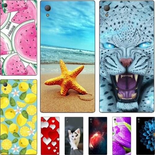 TPU Cases For Sony Xperia X Performance Dual F8132 F8131 Case Silicone Floral Bumper For Sony Xperia XP Dora SS 5.0" Phone Cover