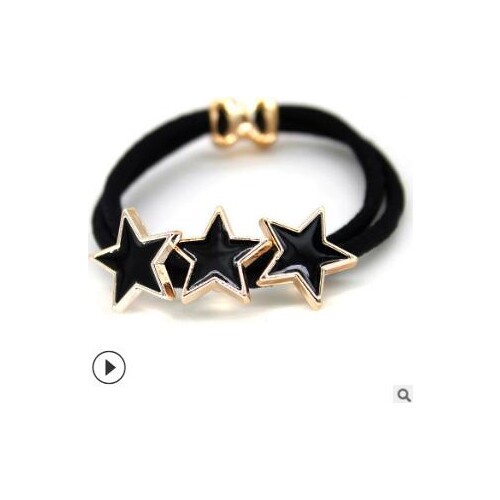 360pcs/lot DIY Multi Pentagram Peach Heart Hair Band High Resilience Cartoon Rubber Bands Hair Styling Tools Accessories HA839