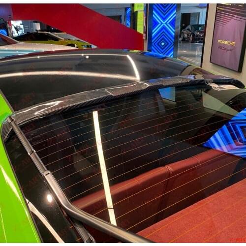 Z-ART 911 carbon fiber roof spoiler for 992 carbon fiber roof wing for 2020 911 carbon fiber rear window lip for 992