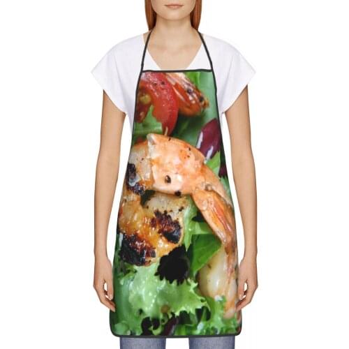 Asian Kitchen oil resistant wreath Grill Season kitchen apron women Man For Cooking accessories 72*52cm