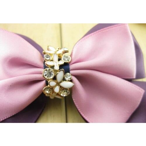 Free Shipping Wholesale 12*23mm Flat Back Rhinestone Button For Hair Flower Wedding Invitation 40pcs/lot BCB03026